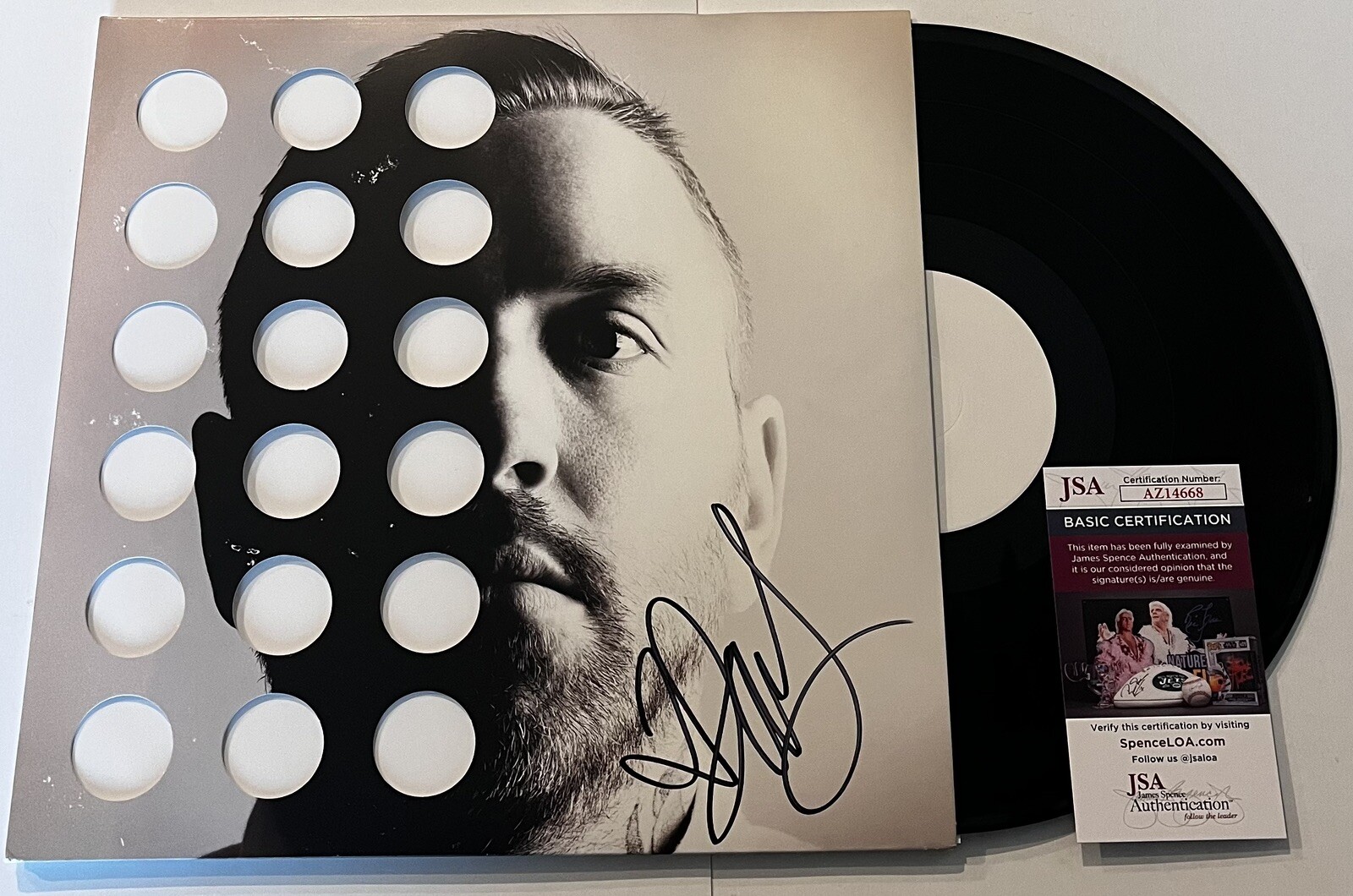 DALLAS GREEN CITY AND COLOUR SIGNED THE HURRY THE HARM VINYL RECORD ALBUM JSA