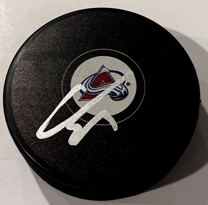 ARTTURI LEHKONEN SIGNED COLORADO AVALANCHE HOCKEY PUCK W/ CASE COA