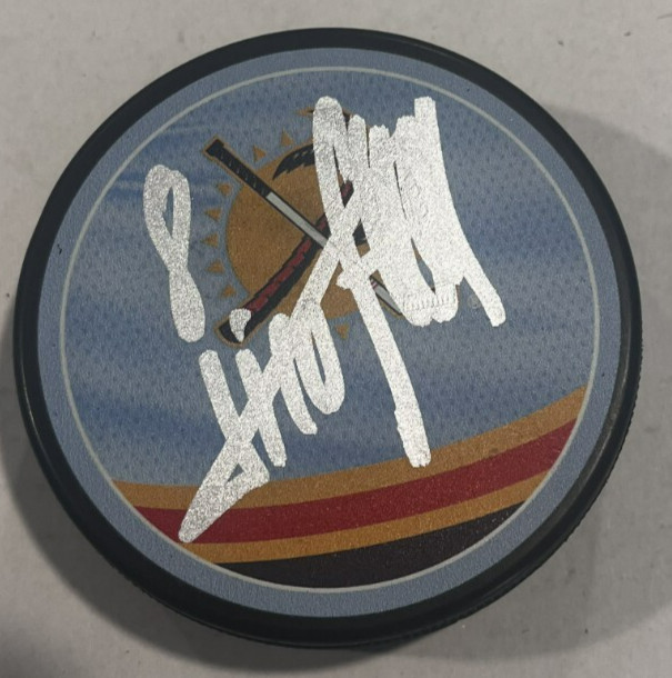 NICO STURM SIGNED FLORIDA PANTHERS HOCKEY PUCK W/ CASE COA