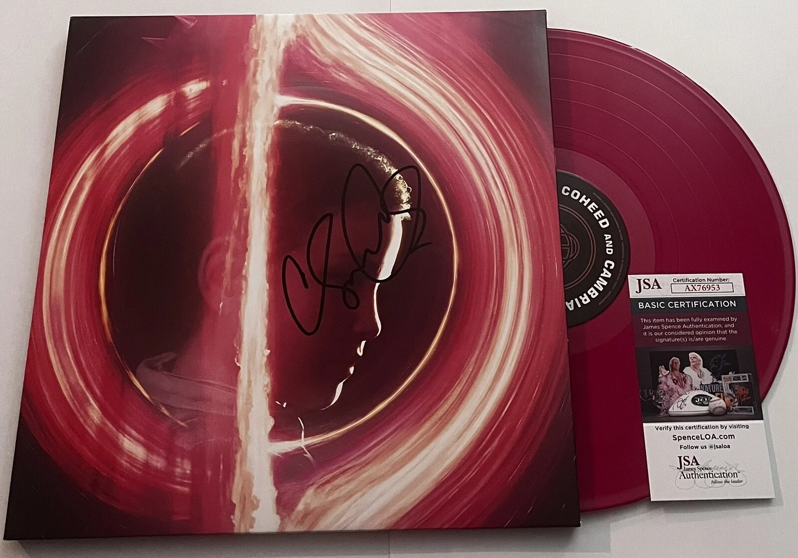 CLAUDIO SANCHEZ SIGNED COHEED & CAMBRIA VAXIS ACT III LP VINYL RECORD ALBUM JSA