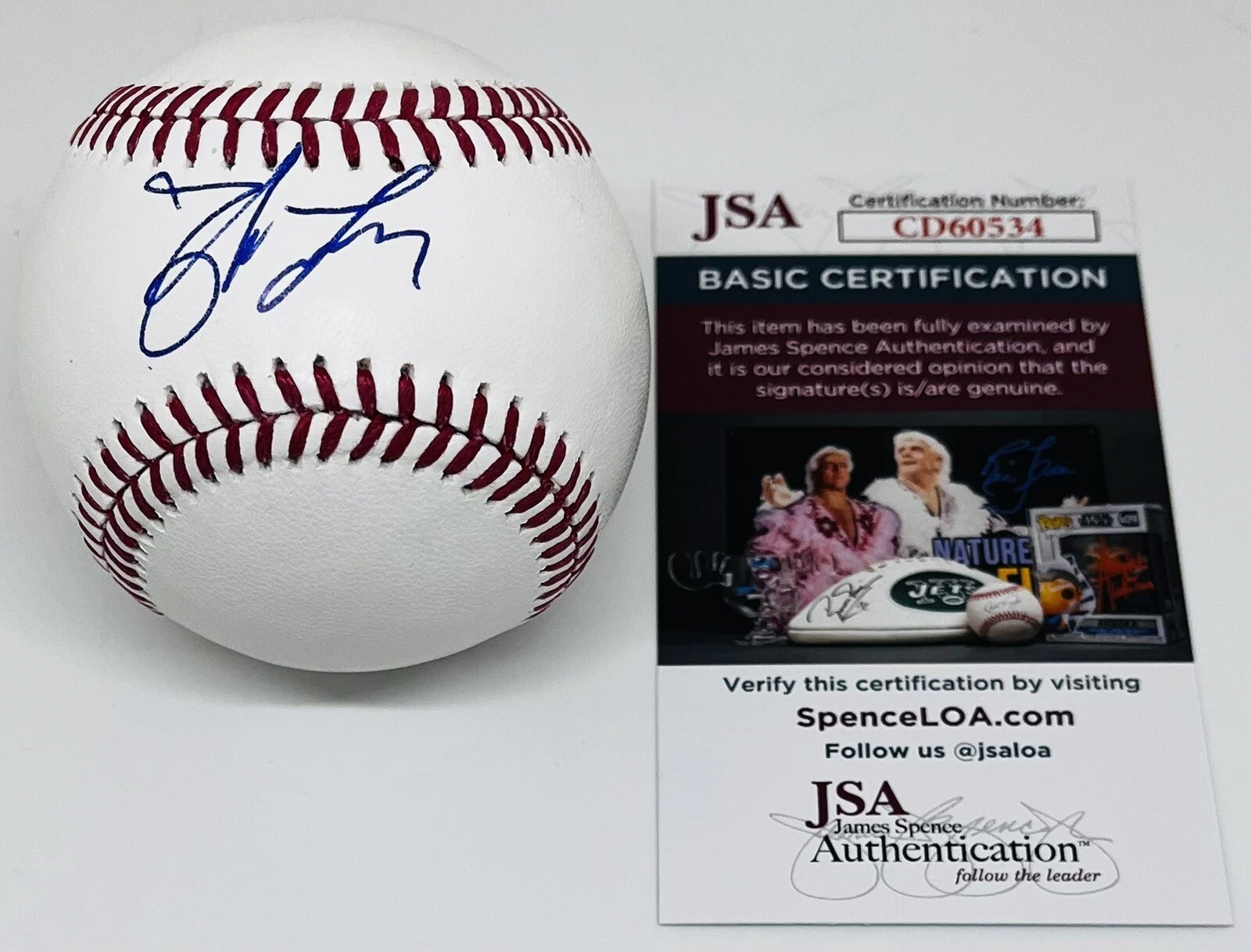 THAYRON LIRANZO SIGNED RAWLINGS MAJOR LEAGUE BASEBALL DETROIT TIGERS JSA COA