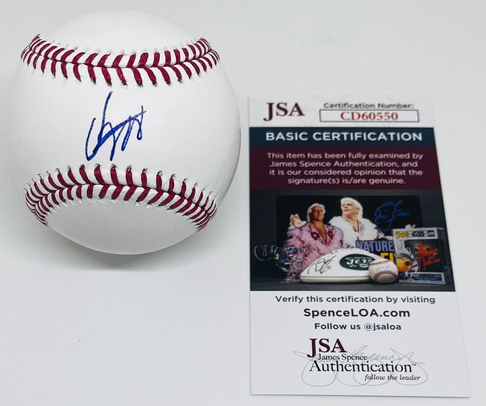 JESUS MADE SIGNED RAWLINGS MAJOR LEAGUE BASEBALL MILWAUKEE BREWERS JSA COA