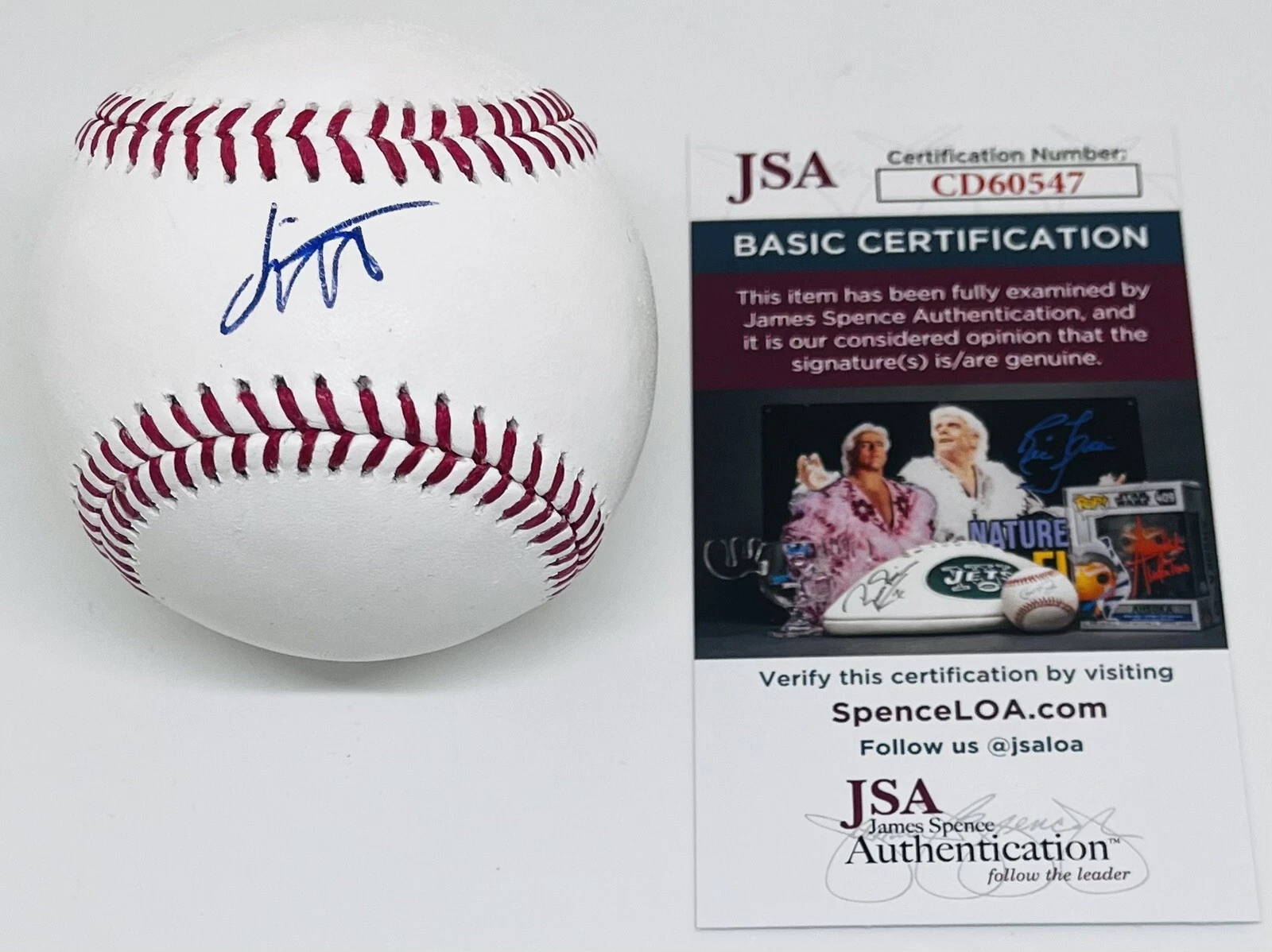 JESUS MADE SIGNED RAWLINGS MAJOR LEAGUE BASEBALL MILWAUKEE BREWERS JSA COA