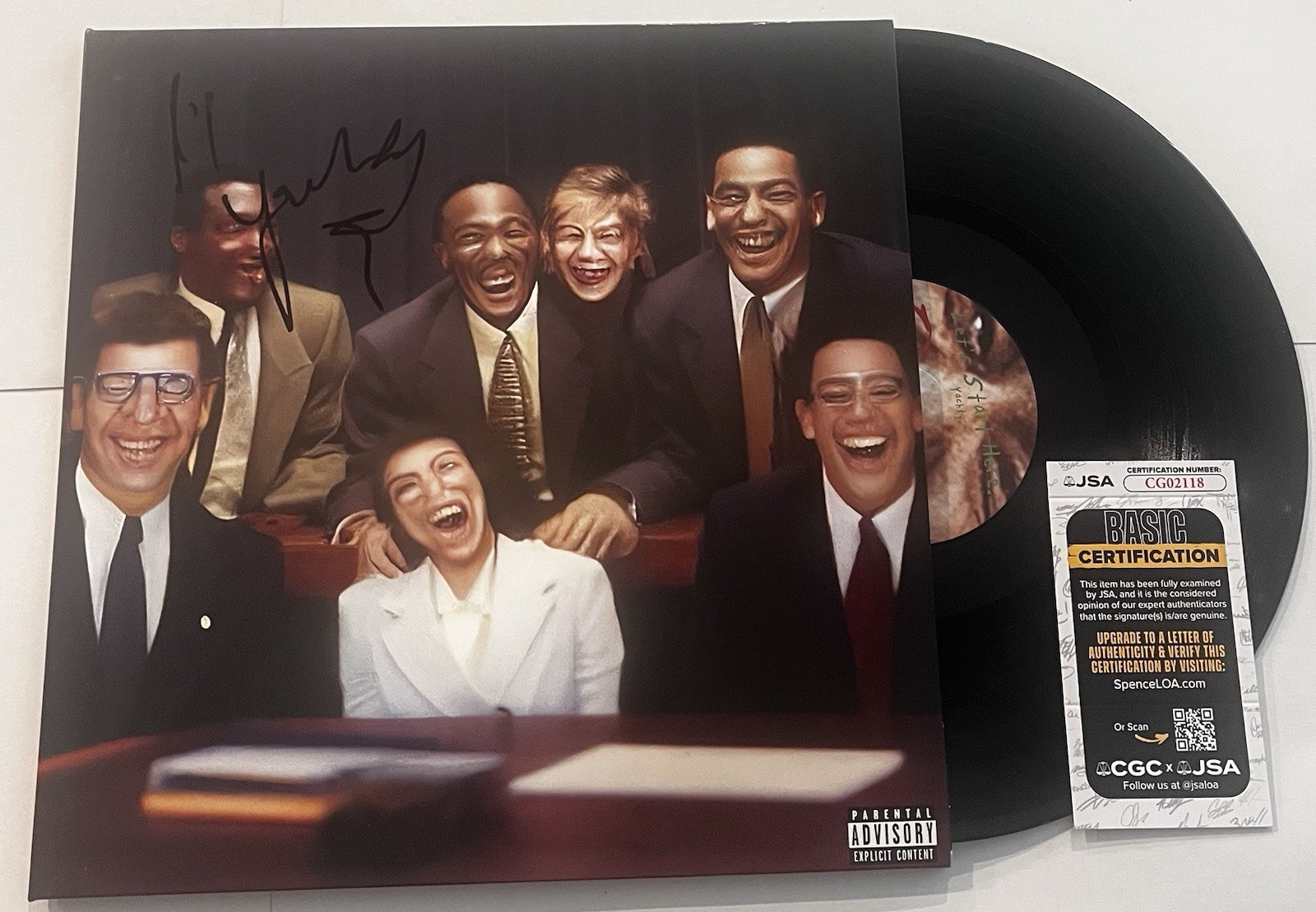 LIL YACHTY SIGNED AUTOGRAPHED LET'S START HERE LP VINYL RECORD ALBUM LIL JSA COA