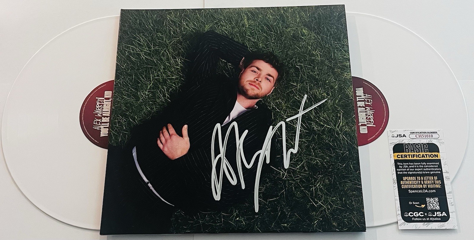 ALEX WARREN SIGNED YOU'LL BE ALRIGHT KID LP VINYL RECORD ALBUM JSA COA