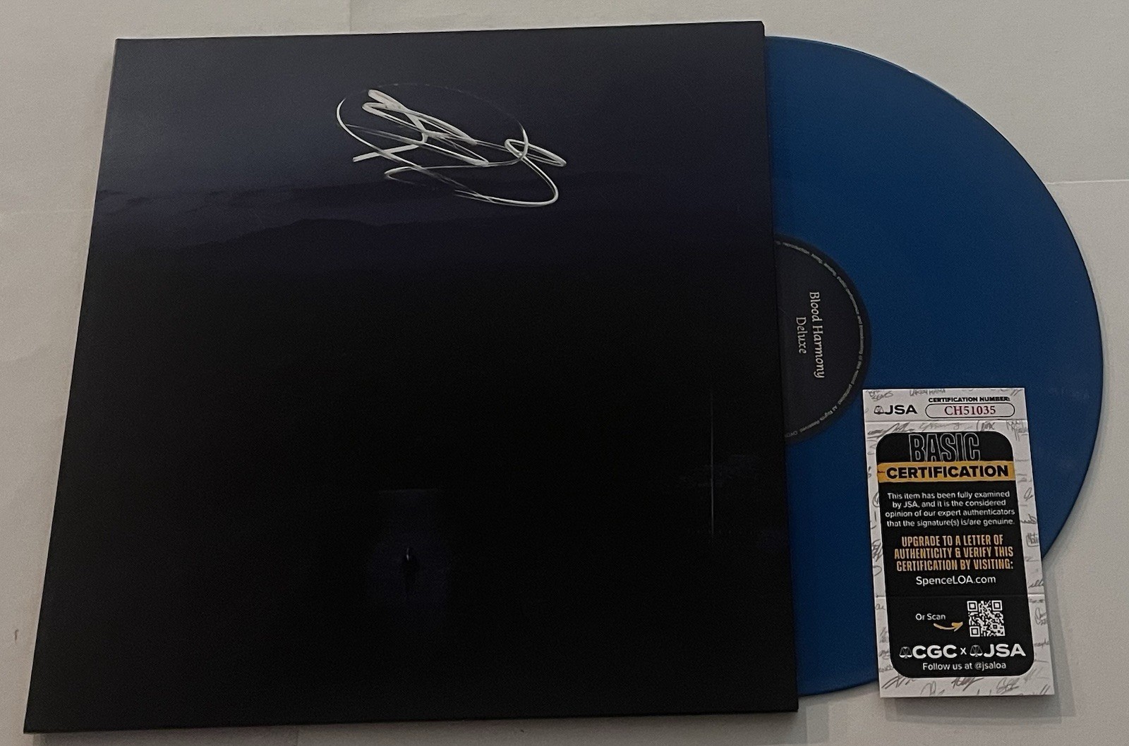 FINNEAS SIGNED BLOOD HARMONY DELUXE LP VINYL RECORD ALBUM BILLIE EILISH JSA COA