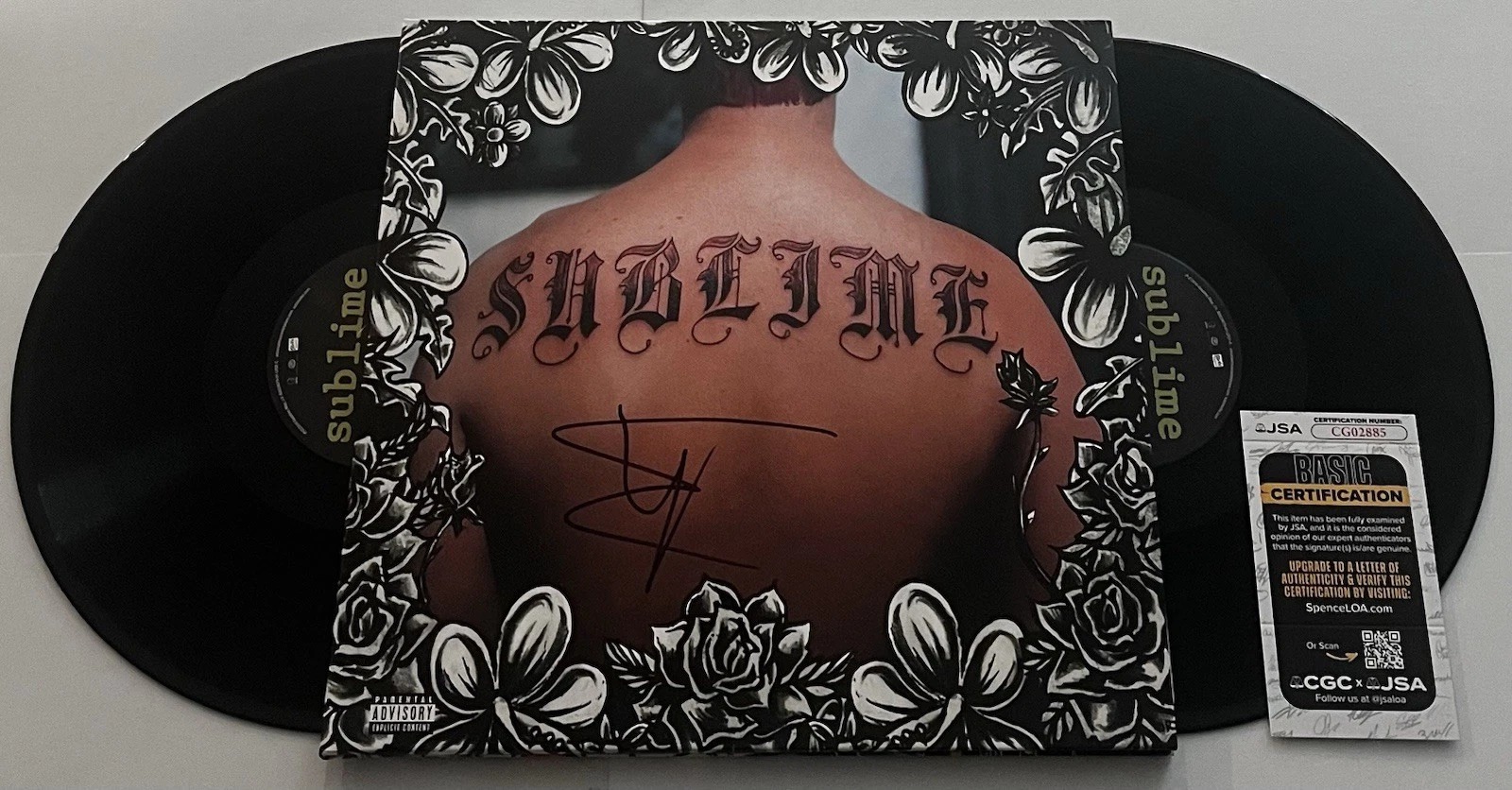 ERIC WILSON SIGNED SUBLIME LP VINYL RECORD ALBUM SANTERIA JSA COA