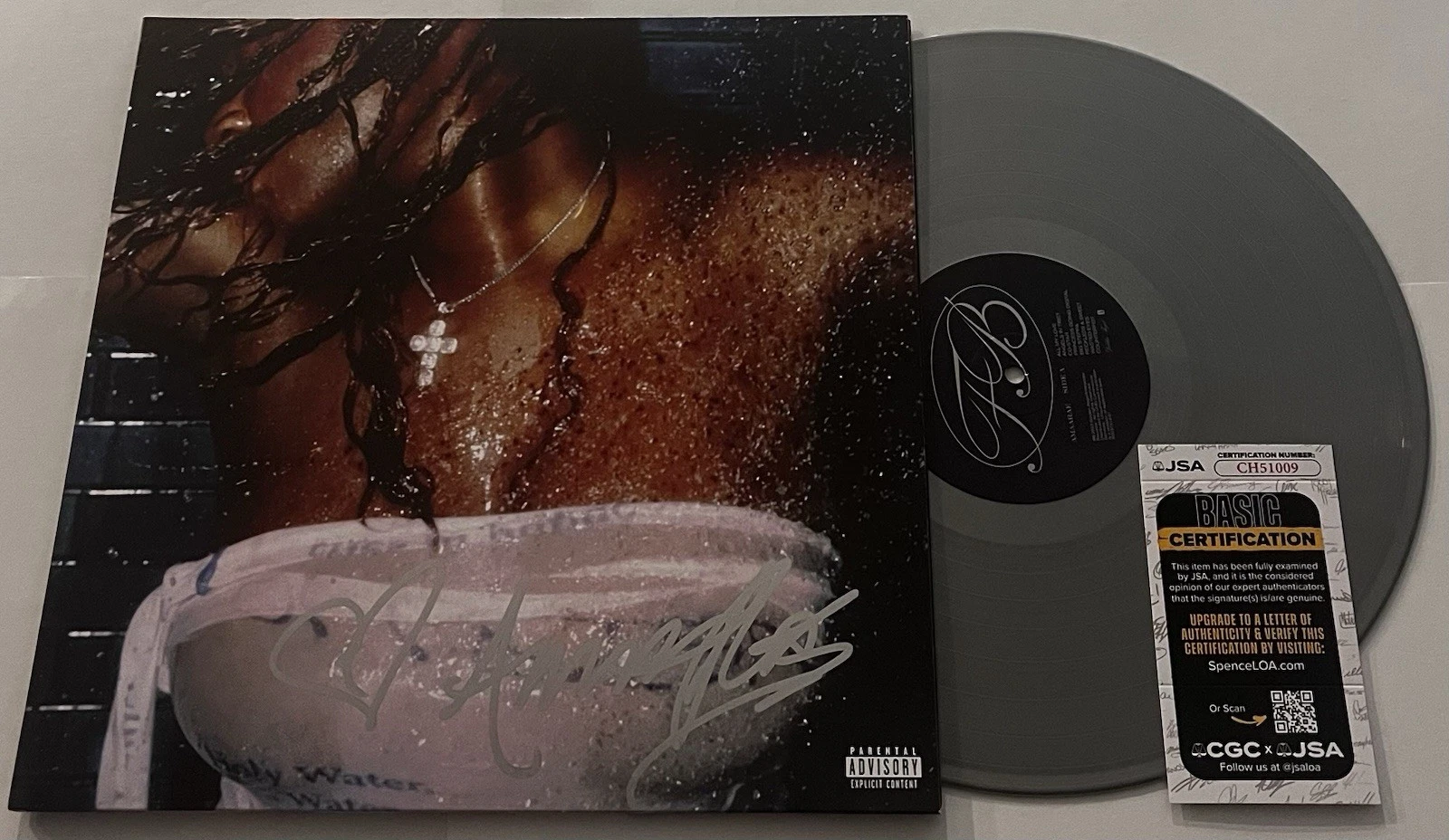 AMAARAE SIGNED FOUNTAIN BABY LP VINYL RECORD ALBUM ANGELS IN TIBET JSA COA