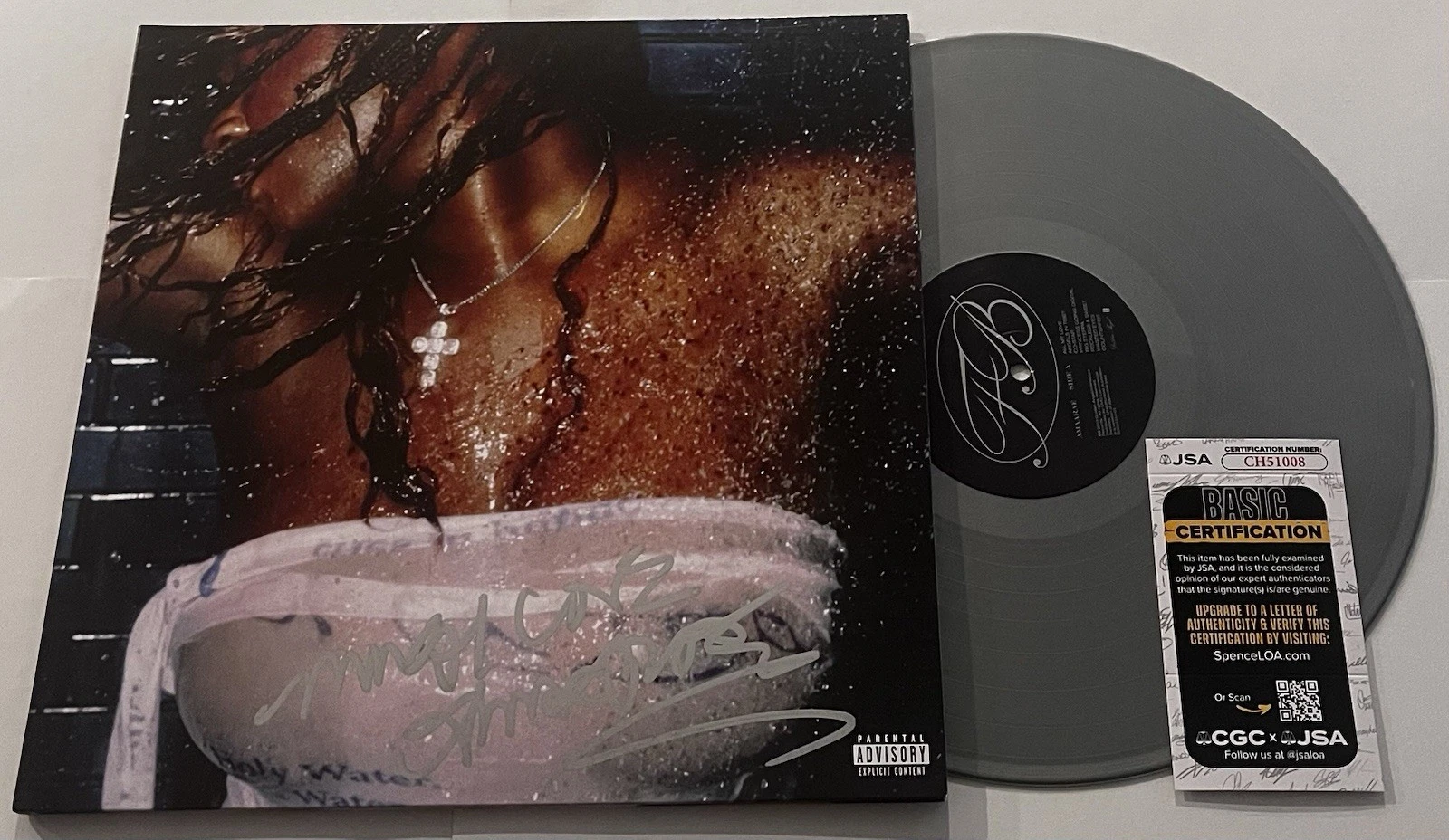 AMAARAE SIGNED FOUNTAIN BABY LP VINYL RECORD ALBUM ANGELS IN TIBET JSA COA