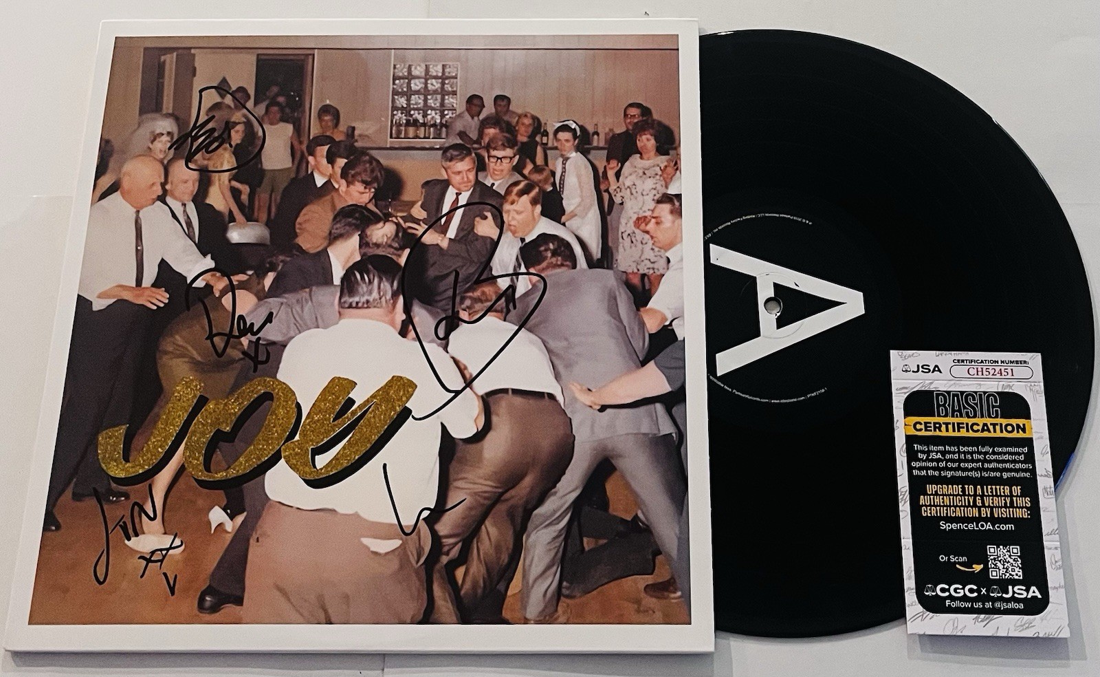 IDLES BAND SIGNED JOY AS AN ACT OF RESISTANCE VINYL RECORD ALBUM JOE TALBOT JSA