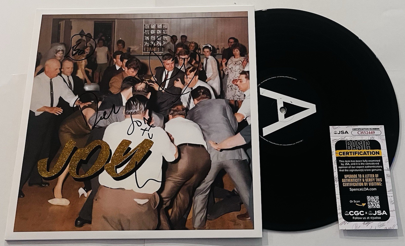 IDLES BAND SIGNED JOY AS AN ACT OF RESISTANCE VINYL RECORD ALBUM JOE TALBOT JSA