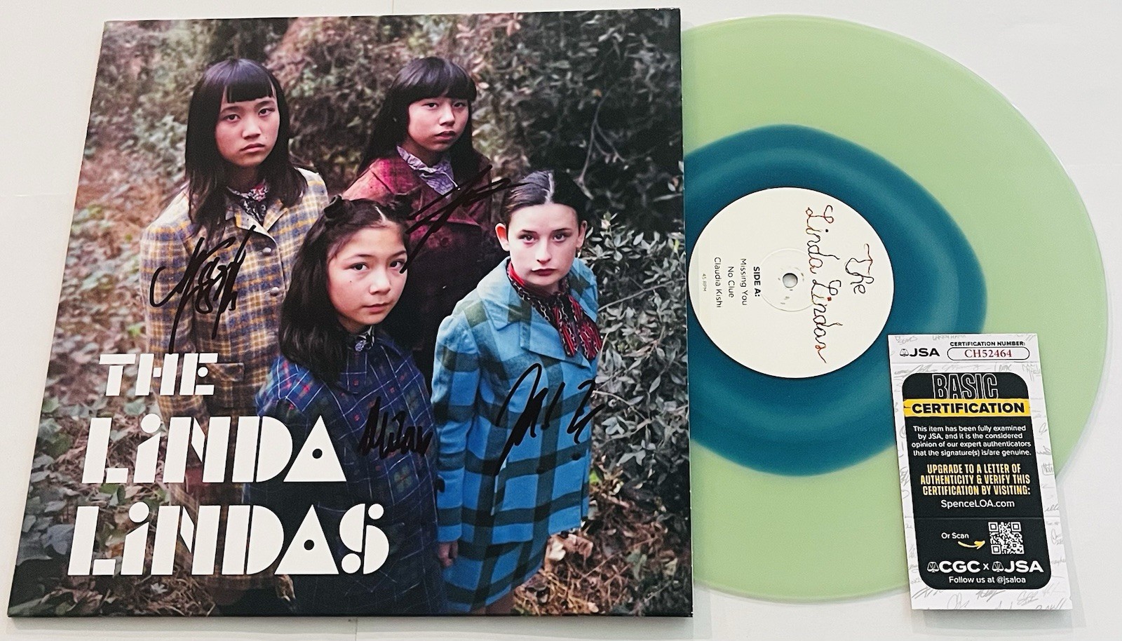 THE LINDA LINDAS BAND SIGNED LP VINYL RECORD ALBUM BELA SALAZAR +3 JSA COA