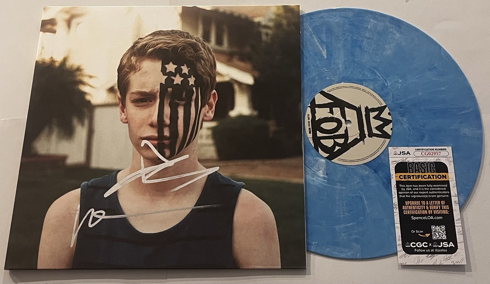 FALL OUT BOY SIGNED AMERICAN BEAUTY LP VINYL RECORD ALBUM PATRICK STUMP JSA COA