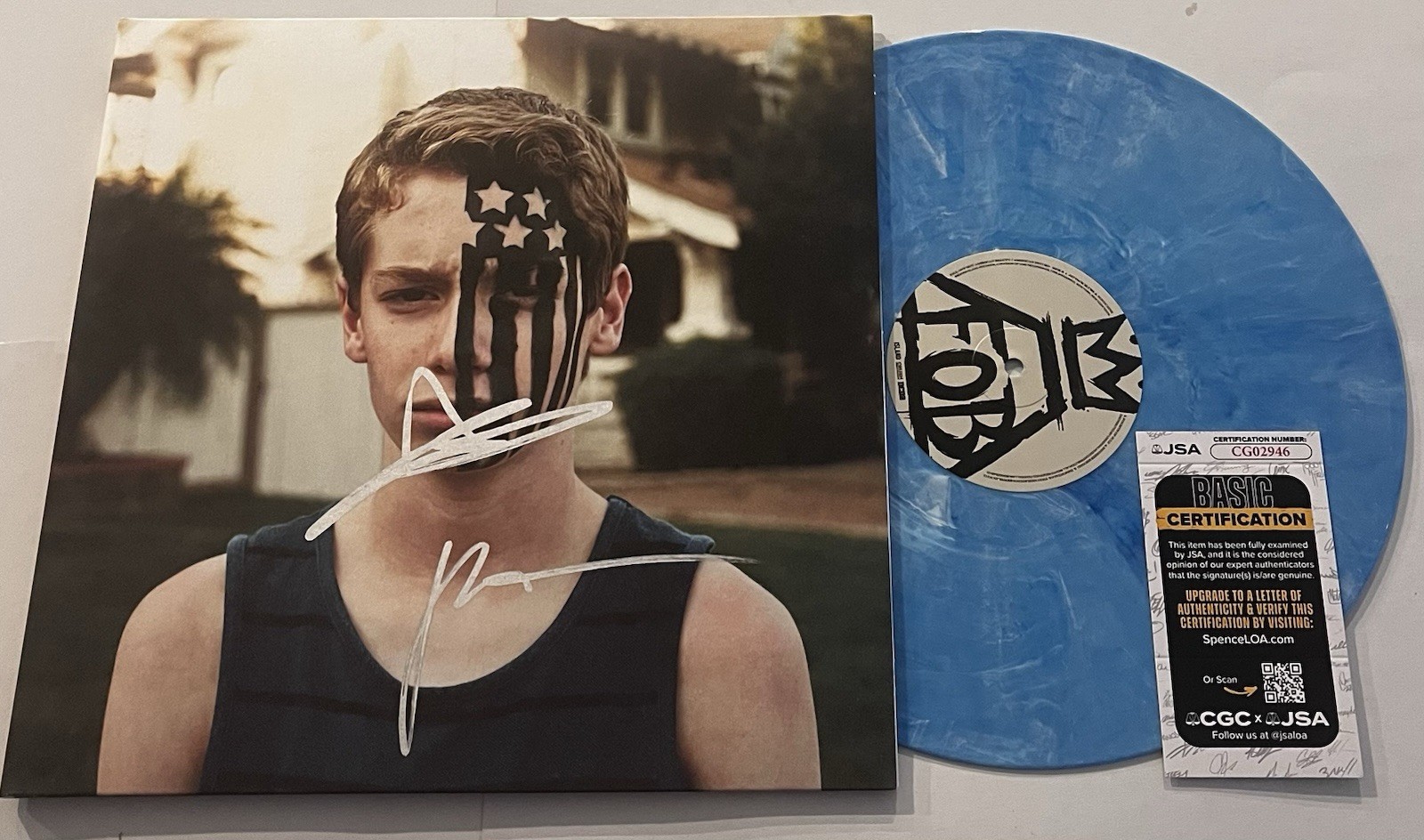 FALL OUT BOY SIGNED AMERICAN BEAUTY LP VINYL RECORD ALBUM PATRICK STUMP JSA COA