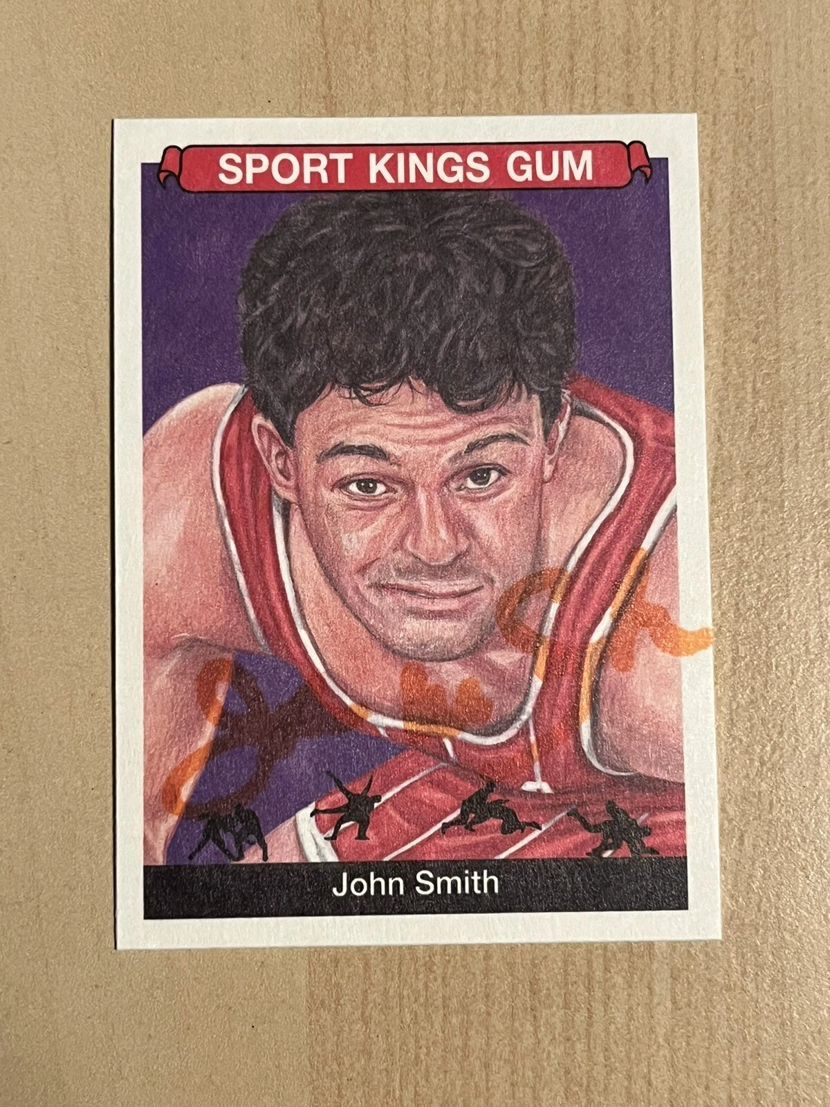 2018 SPORTKINGS SPORT KINGS #48 JOHN SMITH SIGNED AUTO WRESTLING CARD RARE COLLECTIBLE MEMORABILIA