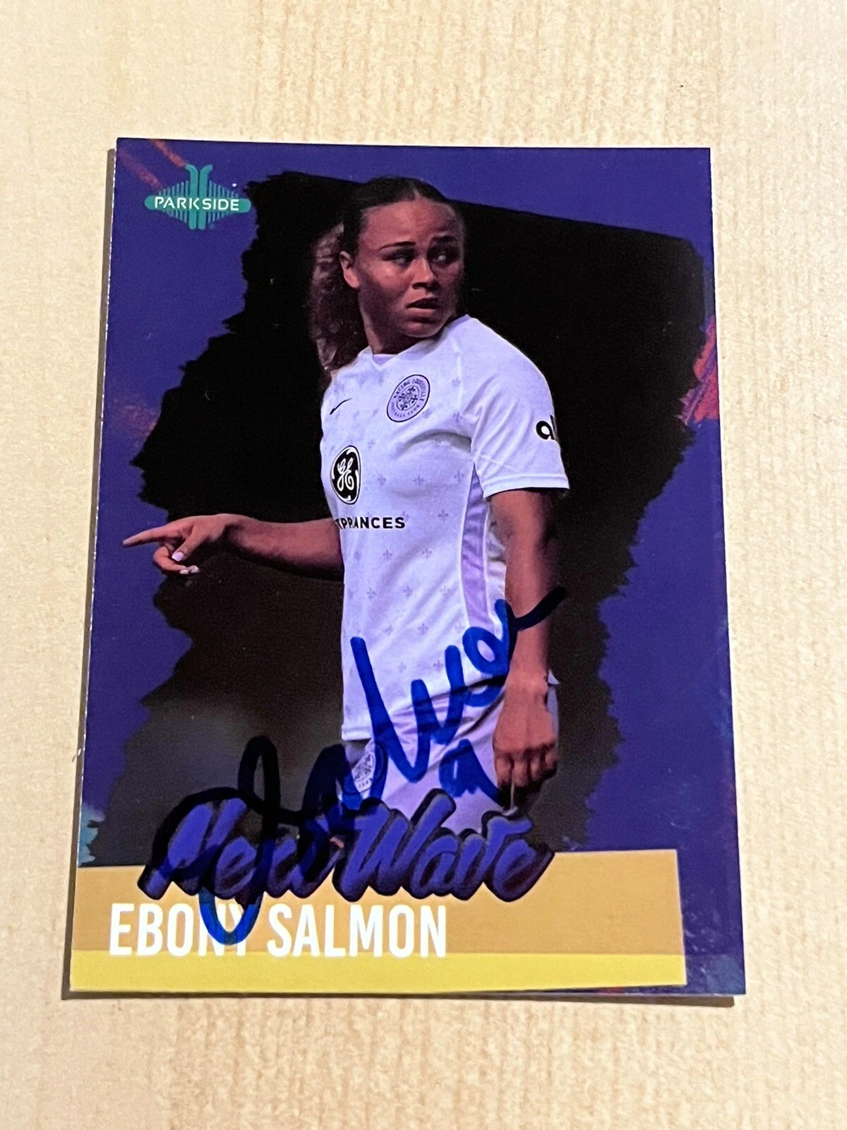 Ebony Salmon SIGNED AUTO 2021 Next Wave #NW14 Parkside VOL. 2 NWSL