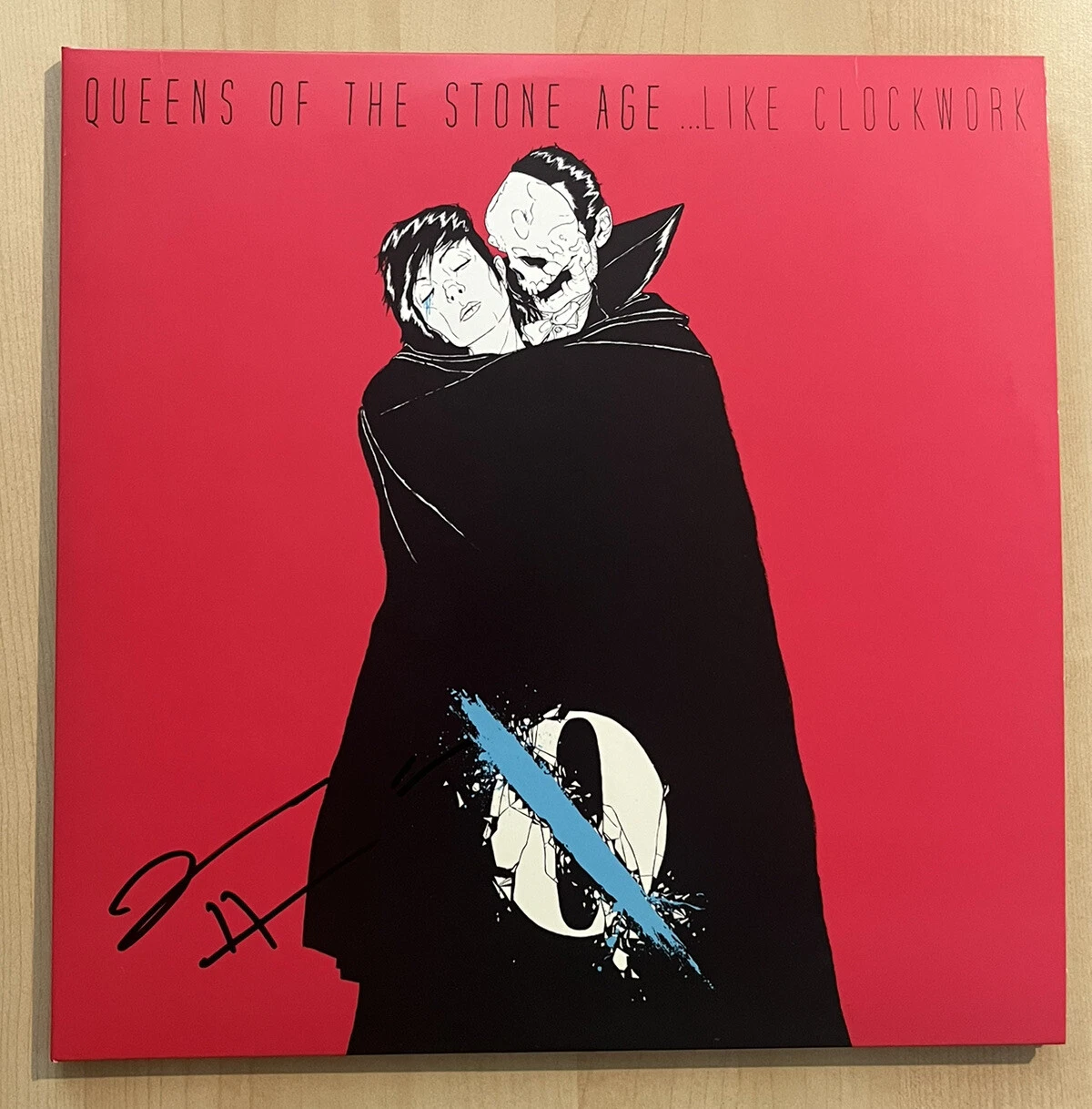 JOSH HOMME QUEENS OF THE STONE AGE SINGER SIGNED VINYL ALBUM LP AUTOGRAPHED COA