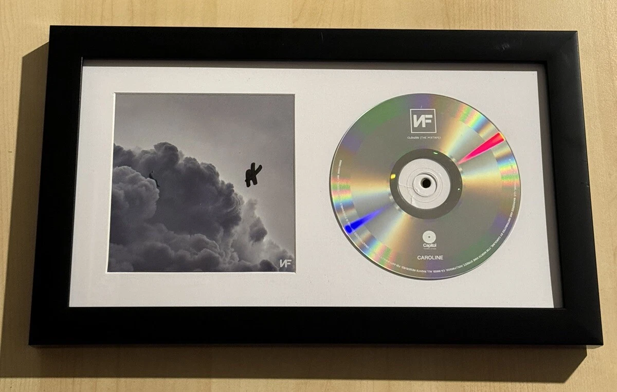 NF RAPPER HAND SIGNED CD FRAMED THE CLOUDS HIP HOP STAR VERY RARE COA