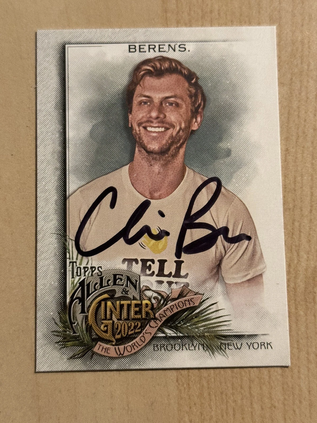 2022 Topps Allen & Ginter #281 Charlie Berens Signed Auto Rare