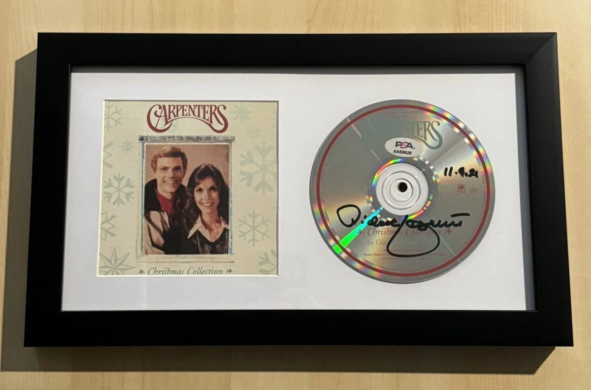 RICHARD CARPENTER HAND SIGNED CD FRAMED THE CARPENTERS LEGEND VERY RARE PSA COA