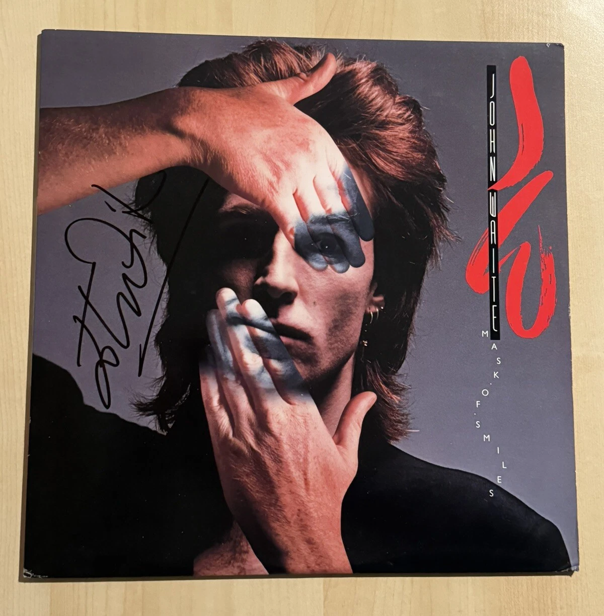 JOHN WAITE HAND SIGNED LP VINYL RECORD ALBUM THE BABYS BAND LEAD SINGER COA