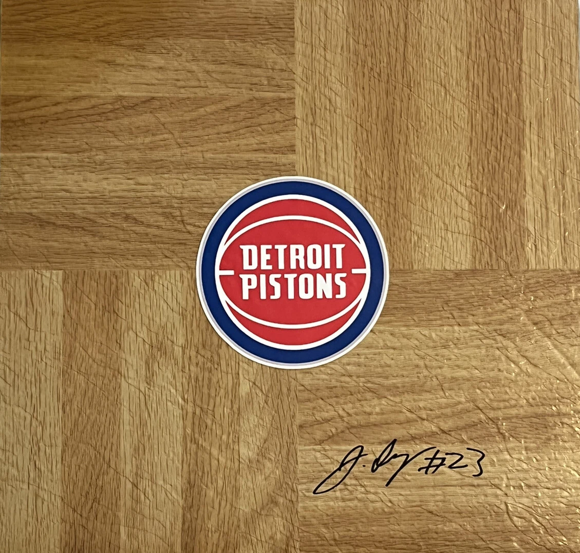 JADEN IVEY HAND SIGNED FLOORBOARD DETROIT PISTONS STAR ROOKIE AUTOGRAPHED COA