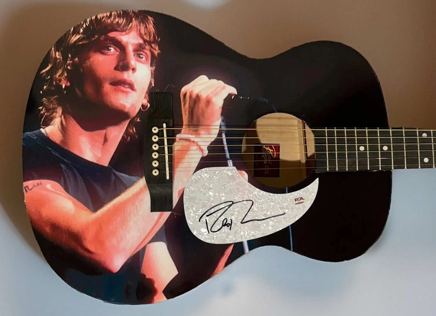 ROB THOMAS HAND SIGNED CUSTOM GUITAR MATCHBOX 20 LEAD SINGER AUTOGRAPHED PSA COA