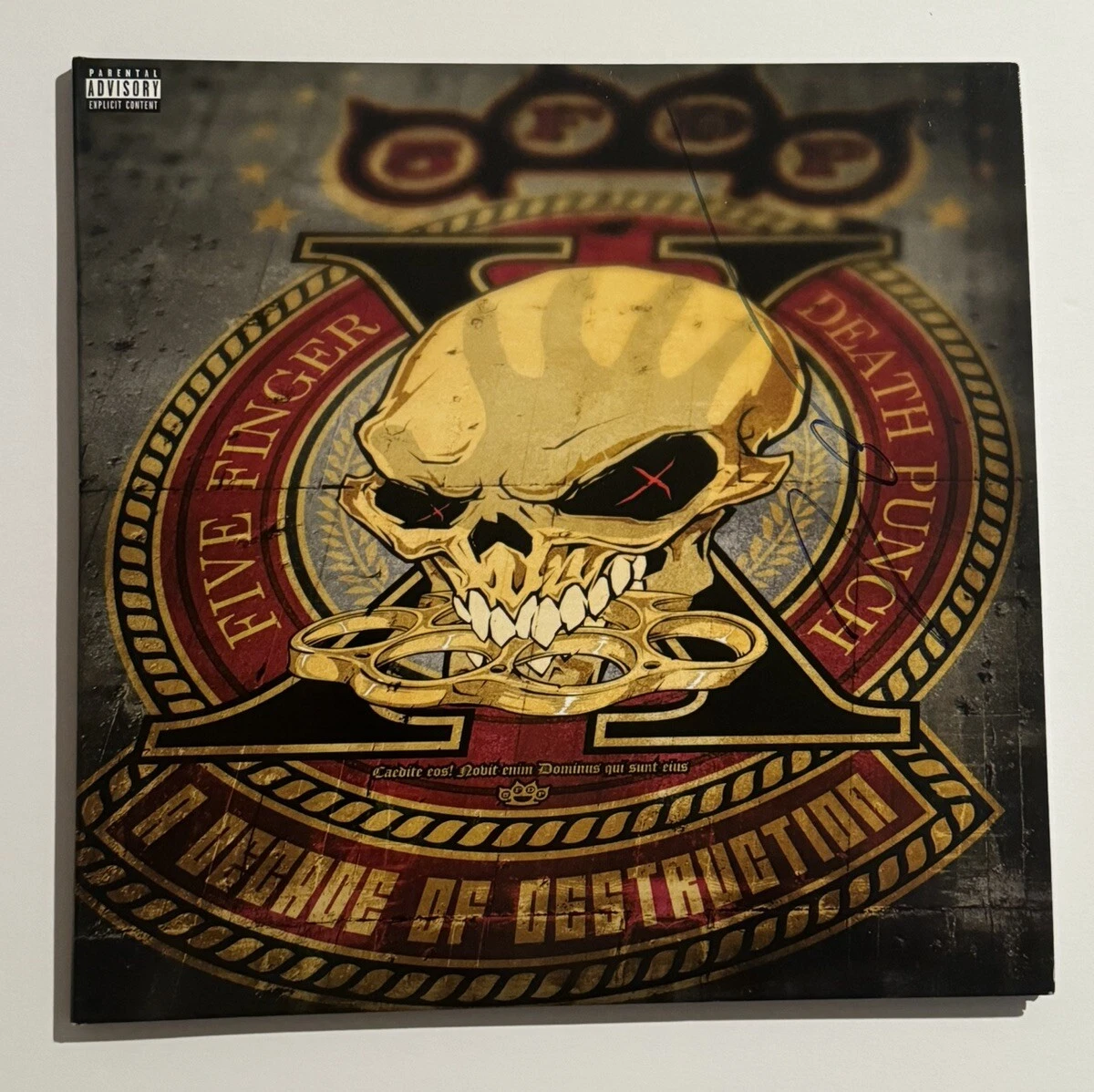 ZOLTAN BATHORY SIGNED VINYL LP AUTOGRAPHED FIVE FINGER DEATH PUNCH GUITARIST COA COLLECTIBLE MEMORABILIA