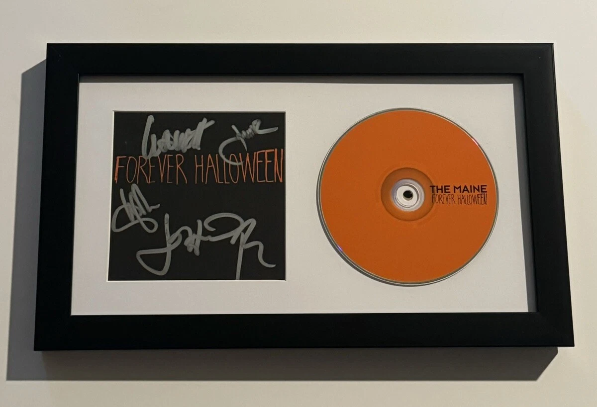 THE MAINE FULL BAND SIGNED CD FRAMED ROCK BAND JOHN O’CALLAGHAN RARE COA