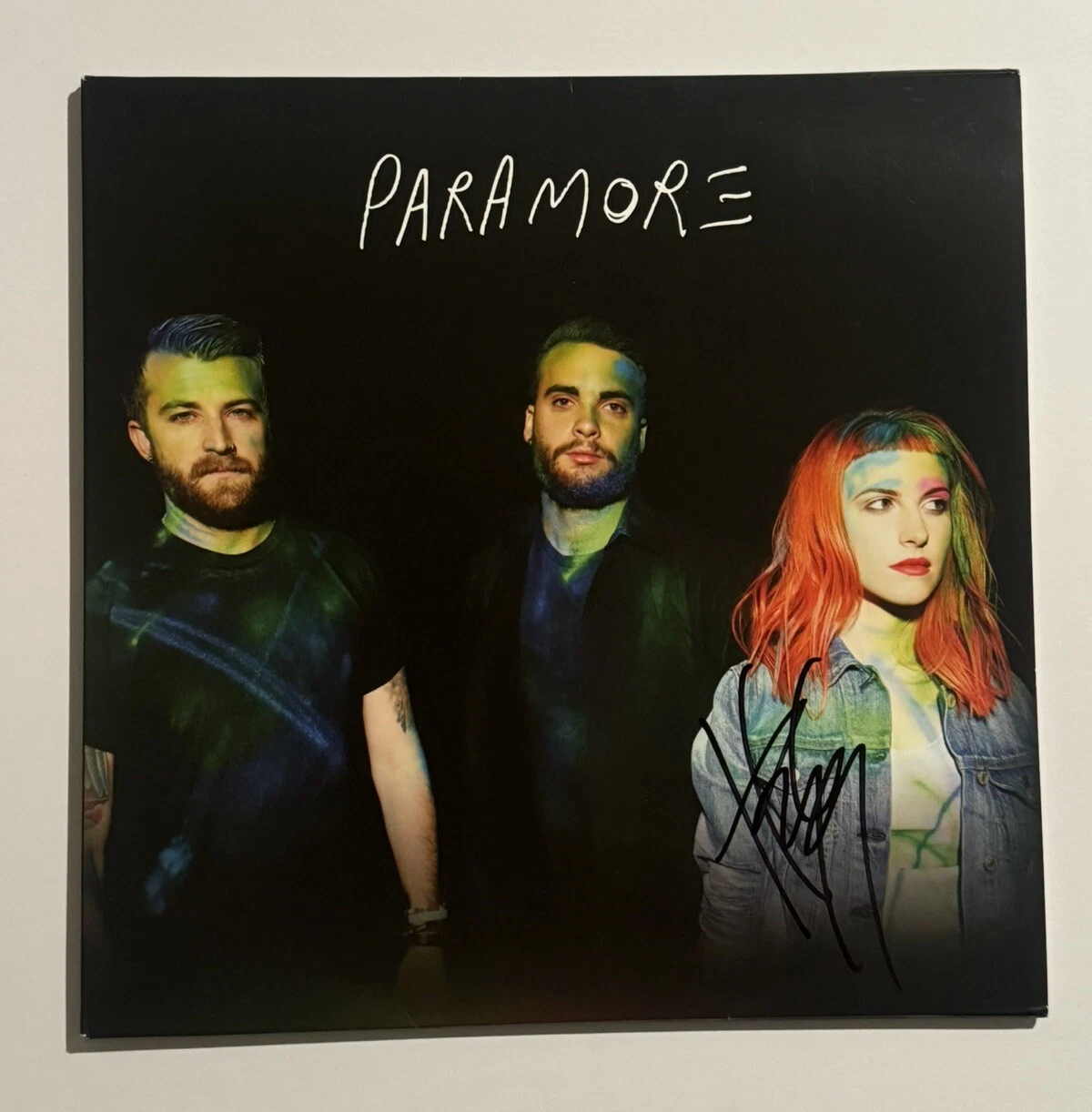 HAYLEY WILLIAMS HAND SIGNED LP VINYL RECORD ALBUM PARAMORE LEAD SINGER COA