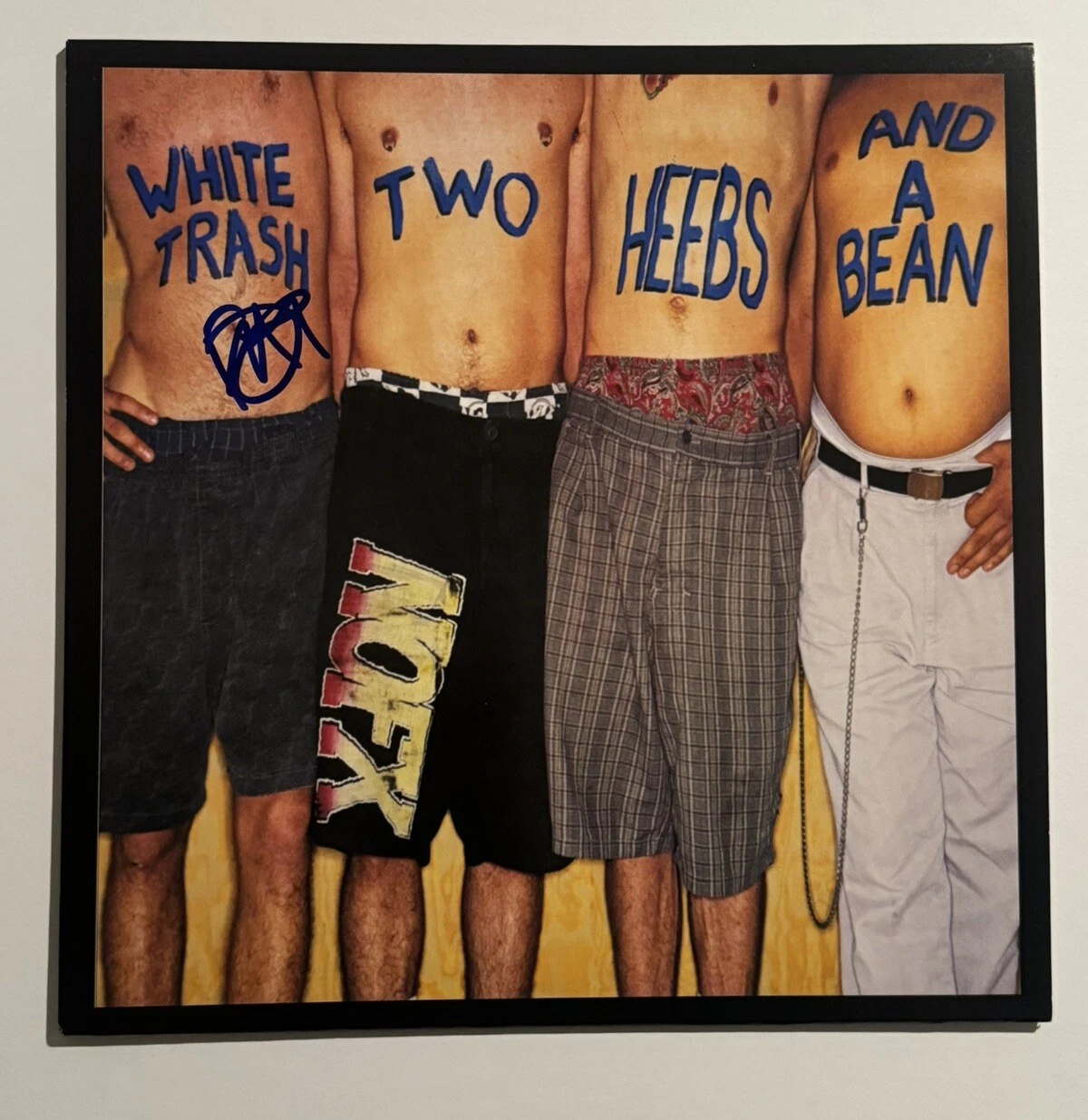 FAT MIKE HAND SIGNED LP VINYL RECORD ALBUM RARE NOFX BAND LEAD SINGER RARE COA