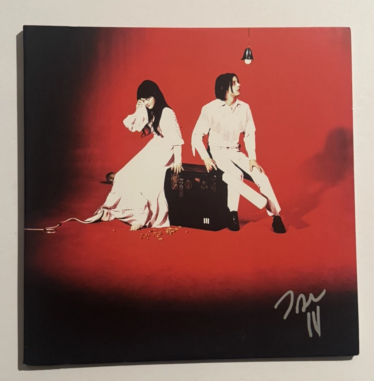 JACK WHITE SIGNED LP VINYL RECORD ALBUM RARE THE WHITE STRIPES SINGER LEGEND COA