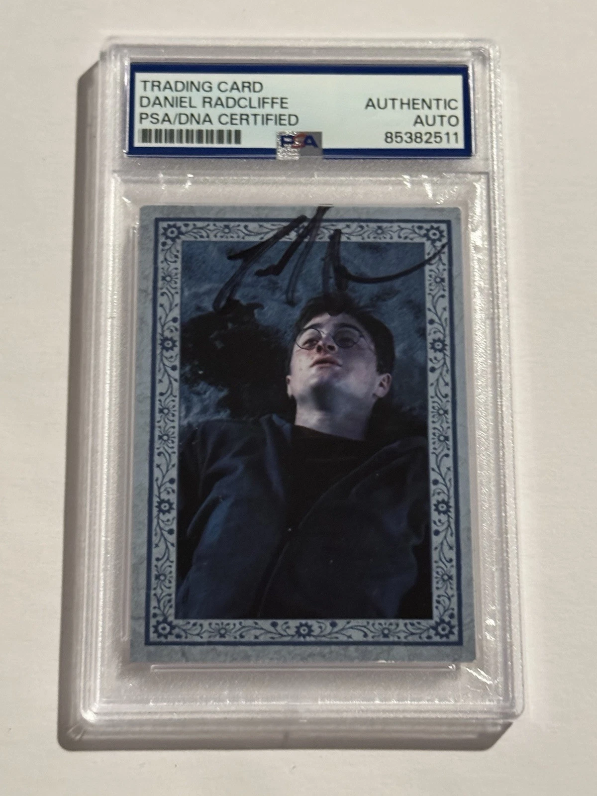 DANIEL RADCLIFFE SIGNED AUTO Close Call Harry Potter Panini Evolution #195 PSA