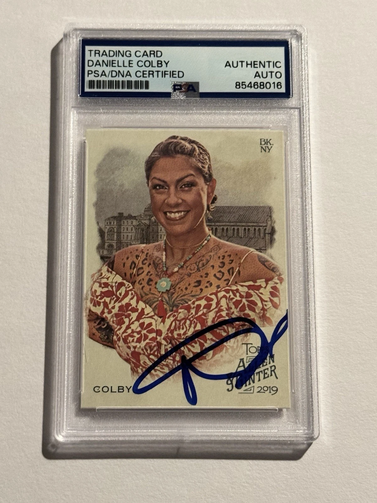 DANIELLE COLBY SIGNED AUTO 2019 Topps Allen & Ginter #175 American Pickers PSA