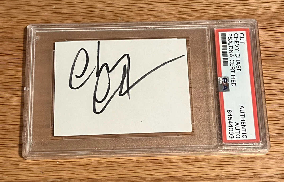 CHEVY CHASE CUT SIGNATURE PSA/DNA CERTIFIED AUTO AUTHENTIC CHRISTMAS VACATION