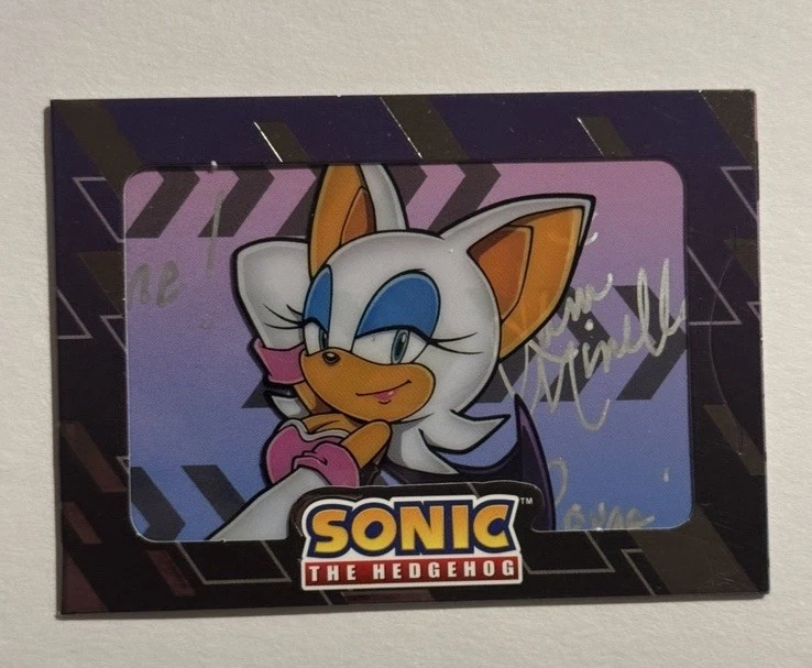 Lani Minella Signed Auto 2024 Cybercel Sonic Hedgehog Series 2 Rouge RARE #20