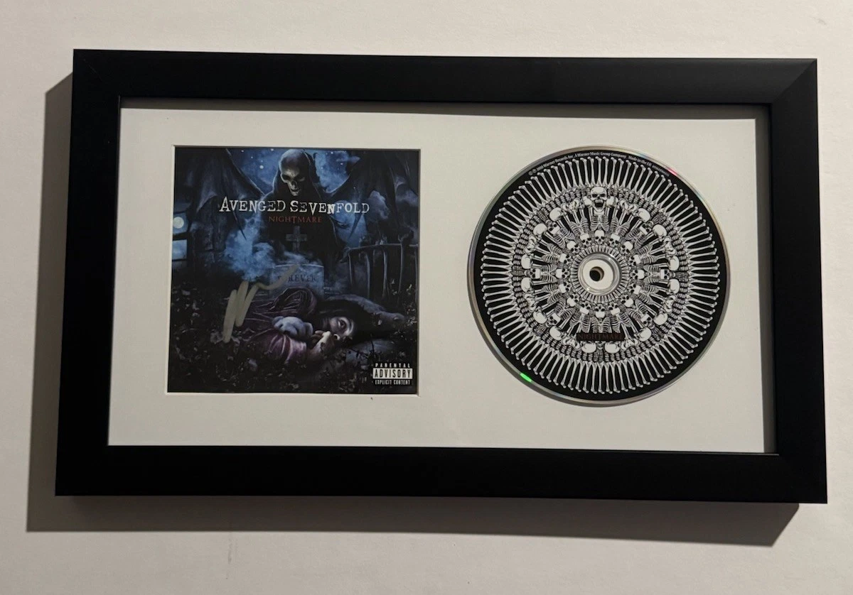 MATT M SHADOWS SIGNED CD FRAMED AVENGED SEVENFOLD BAND LEAD SINGER COA