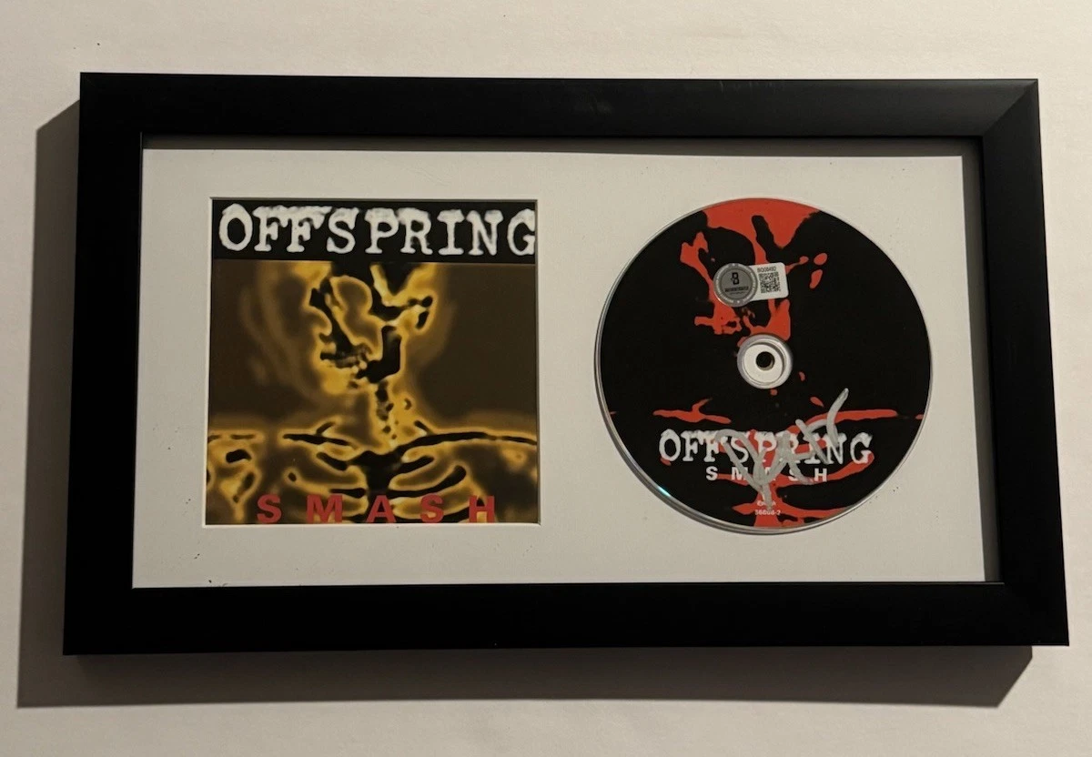 DEXTER HOLLAND SIGNED CD FRAMED THE OFFSPRING BAND LEAD SINGER BAS COA