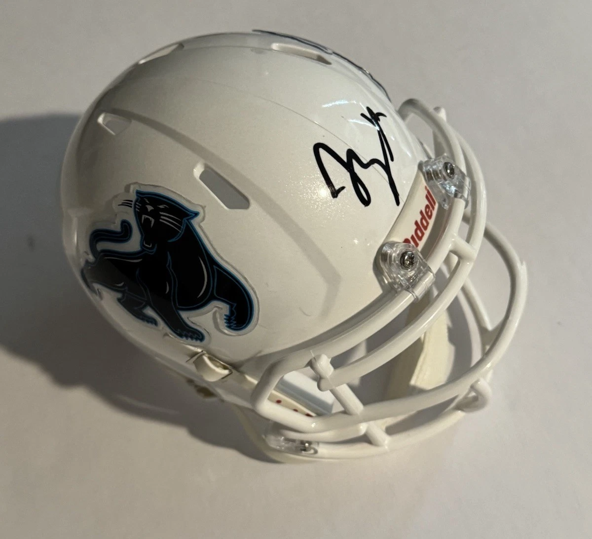 BRYCE YOUNG SIGNED MINI HELMET AUTOGRAPHED CAROLINA PANTHERS QB FOOTBALL COA