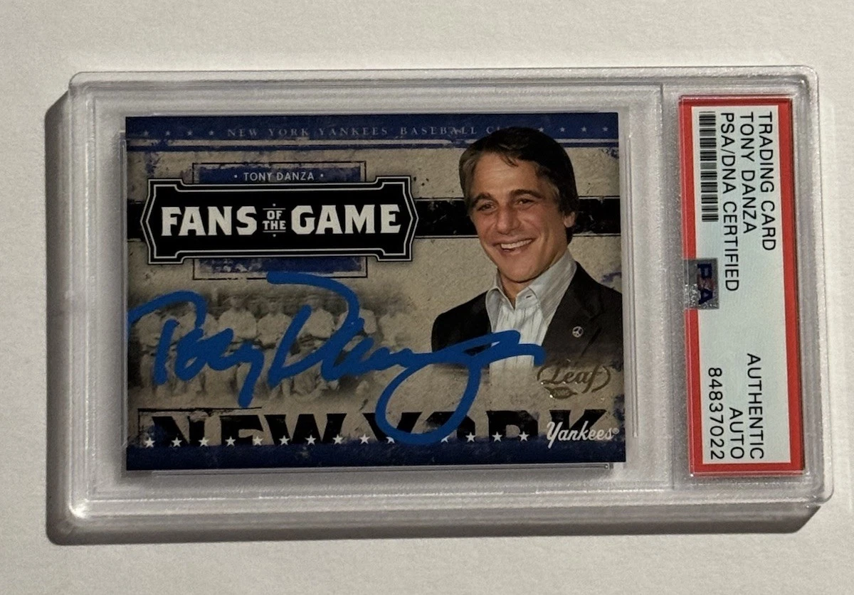2005 Leaf Fans of the Game Tony Danza #FG-2 SIGNED AUTO ROOKIE RC SP PSA/DNA