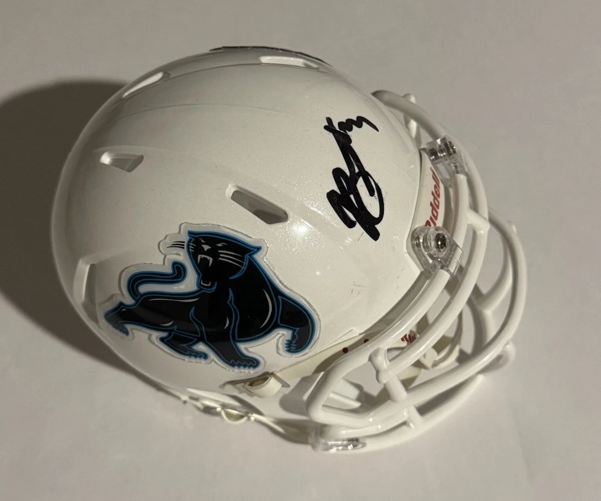BRYCE YOUNG SIGNED MINI HELMET AUTOGRAPHED CAROLINA PANTHERS QB FOOTBALL COA