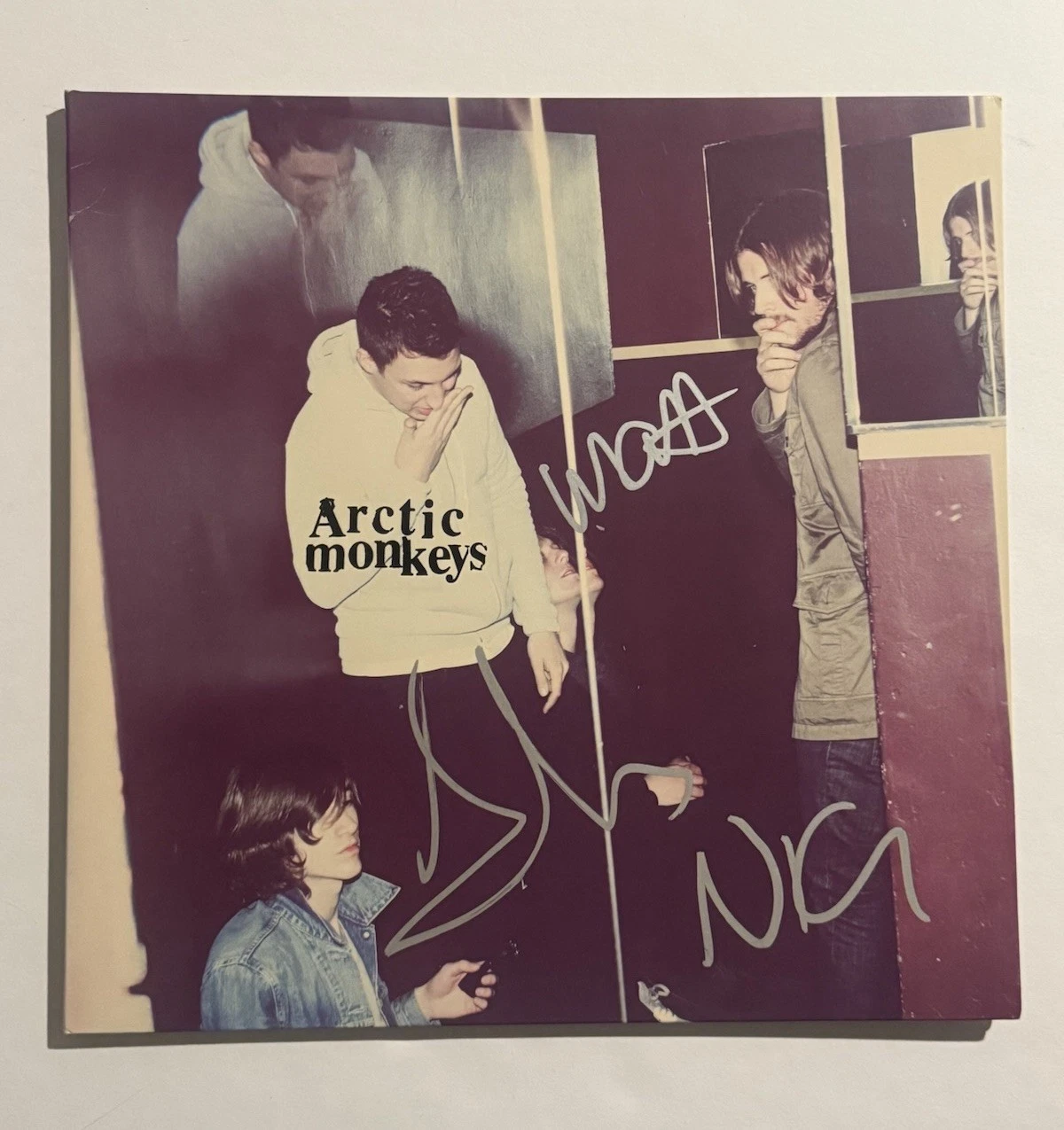 ARCTIC MONKEYS BAND SIGNED VINYL ALBUM RECORD AUTOGRAPHED ALEX TURNER + 2 COA
