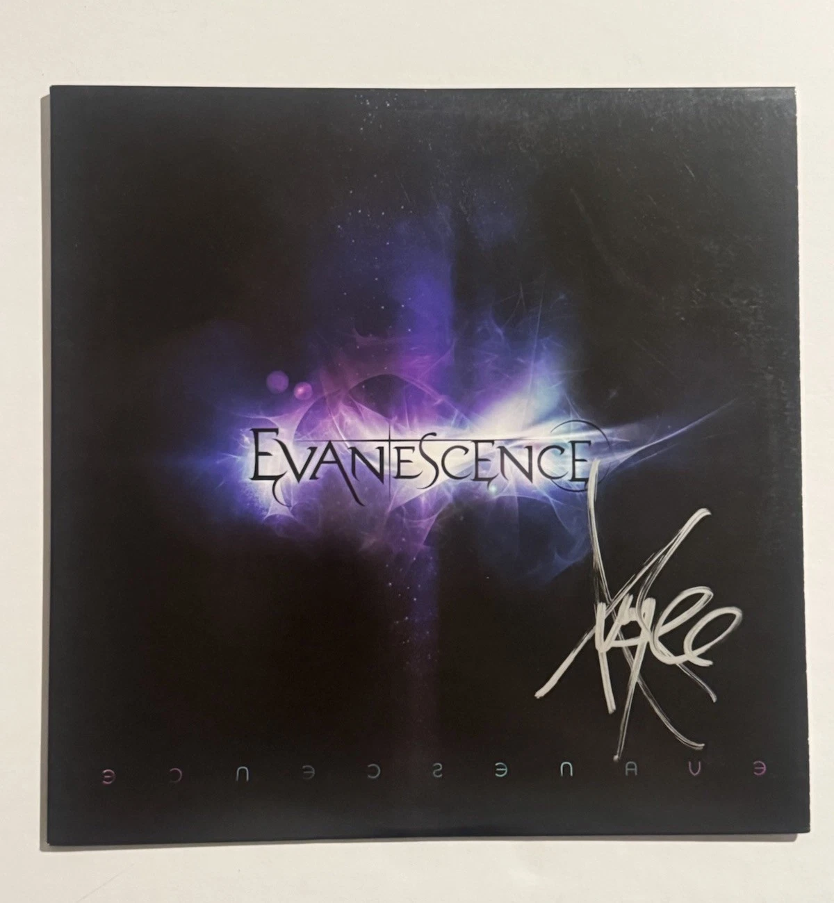 AMY LEE HAND SIGNED LP VINYL RECORD ALBUM EVANESCENCE LEAD SINGER LEGEND COA