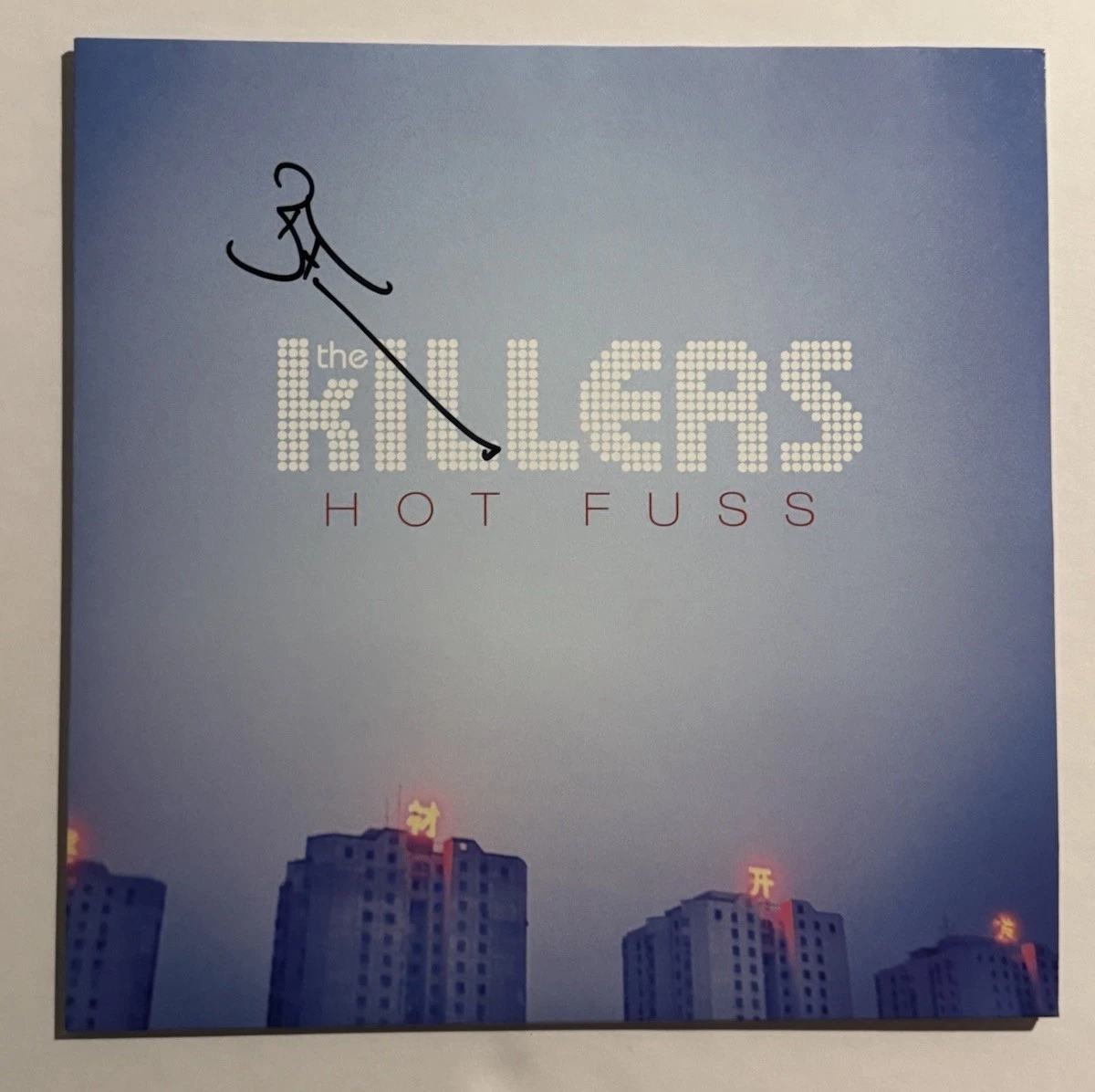 BRANDON FLOWERS HAND SIGNED LP VINYL RECORD ALBUM THE KILLERS LEAD SINGER COA