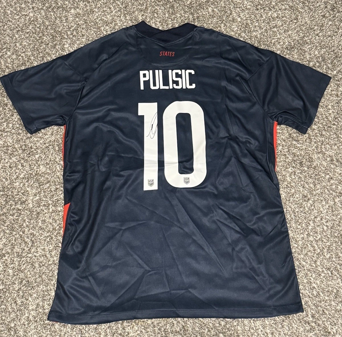 CHRISTIAN PULISIC Signed Autographed USMNT Star NWT Official Jersey Rare COA