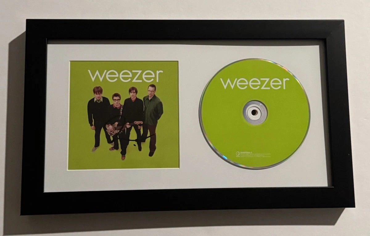 RIVERS CUOMO SIGNED CD FRAMED WEEZER LEAD SINGER VERY RARE LEGEND COA