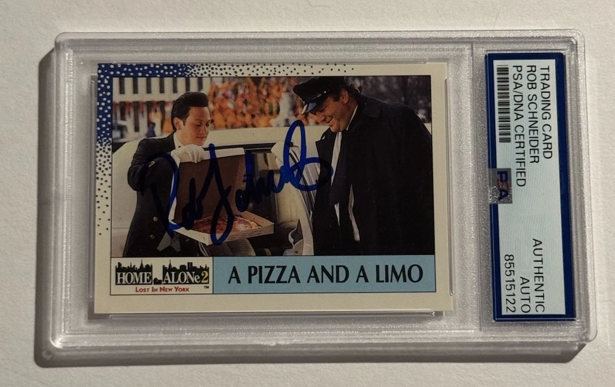 ROB SCHNEIDER SIGNED AUTO 1992 Topps Home Alone 2 Card #26 Movie Actor PSA
