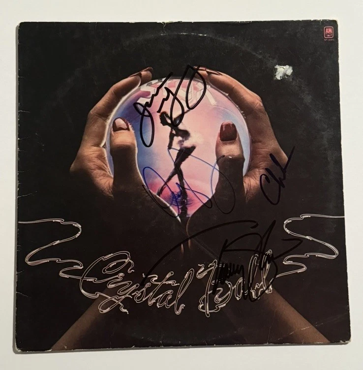 STYX FULL BAND SIGNED VINYL RECORD LP AUTOGRAPHED DENNIS DEYOUNG TOMMY SHAW COA