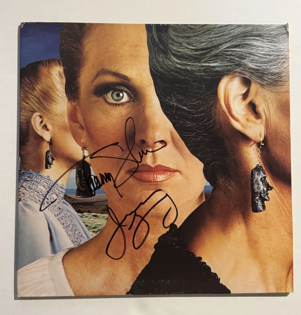 TOMMY SHAW & JAMES YOUNG SIGNED VINYL RECORD LP AUTOGRAPHED STYX BAND COA