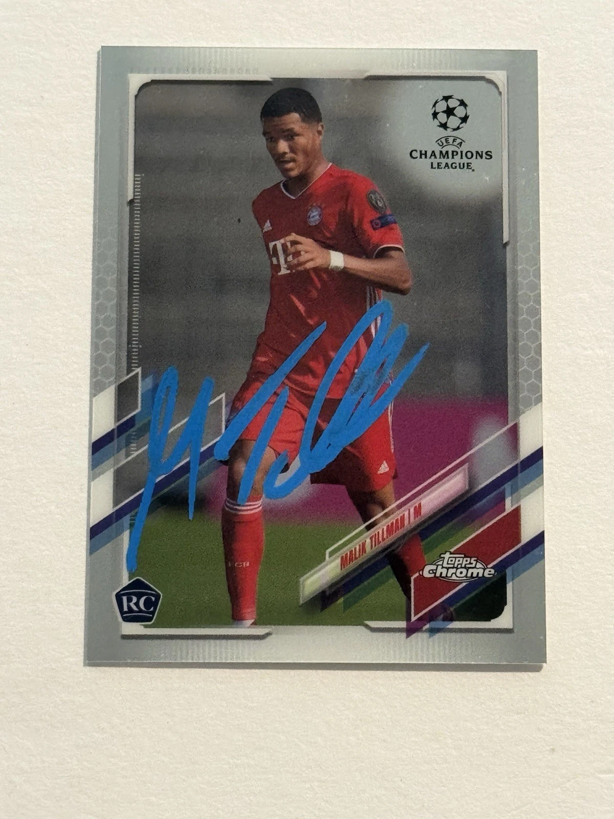 MALIK TILLMAN SIGNED AUTO 2020-21 TOPPS CHROME CL ROOKIE #5 RC